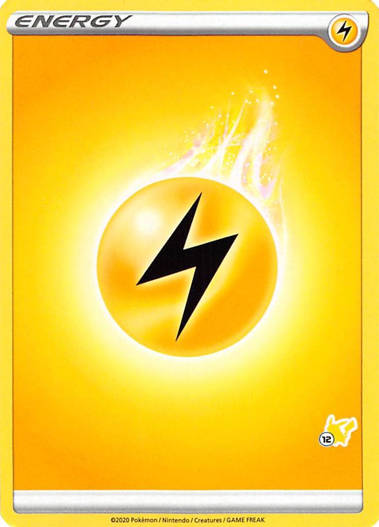 Lightning Energy (Pikachu Stamp #12) [Battle Academy 2022] - Deck Out Gaming