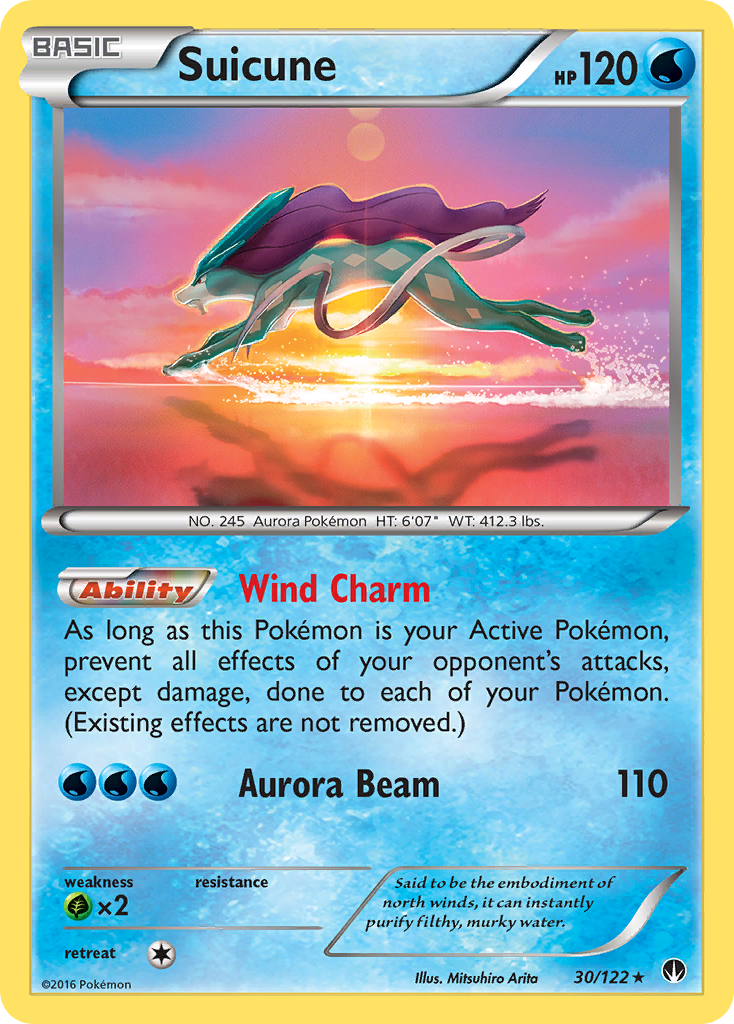 Suicune (30) [XY - BREAKpoint] - Deck Out Gaming