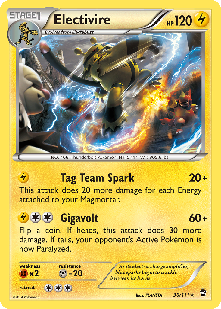 Electivire (30) [XY - Furious Fists] - Deck Out Gaming