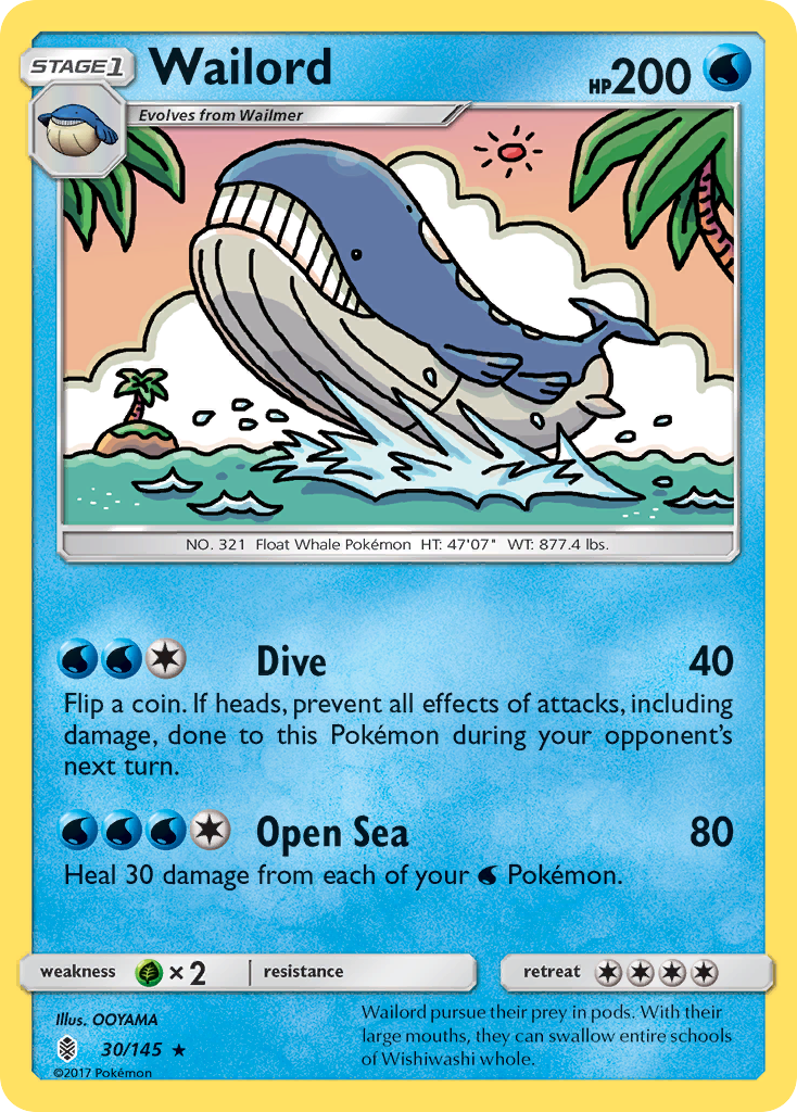 Wailord (30) [SM - Guardians Rising] - Deck Out Gaming