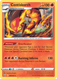 Centiskorch [SWSH05: Battle Styles] Reverse Holofoil - Deck Out Gaming