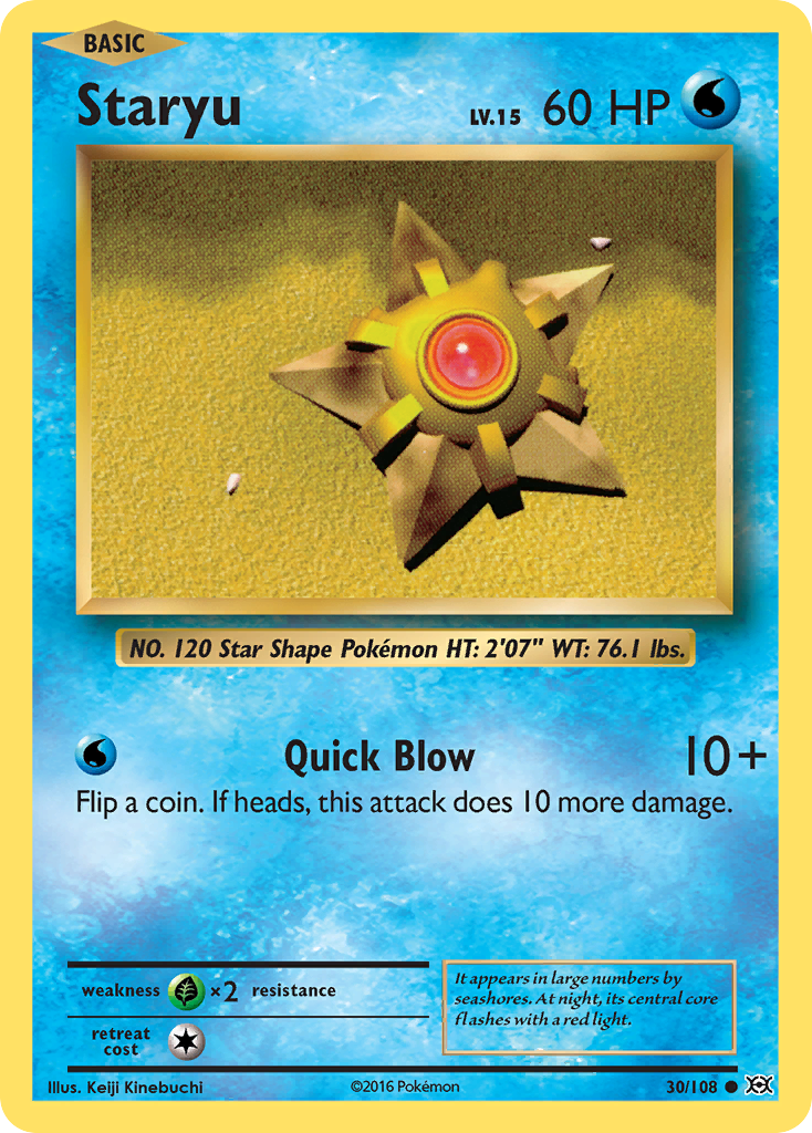 Staryu (30) [XY - Evolutions] - Deck Out Gaming