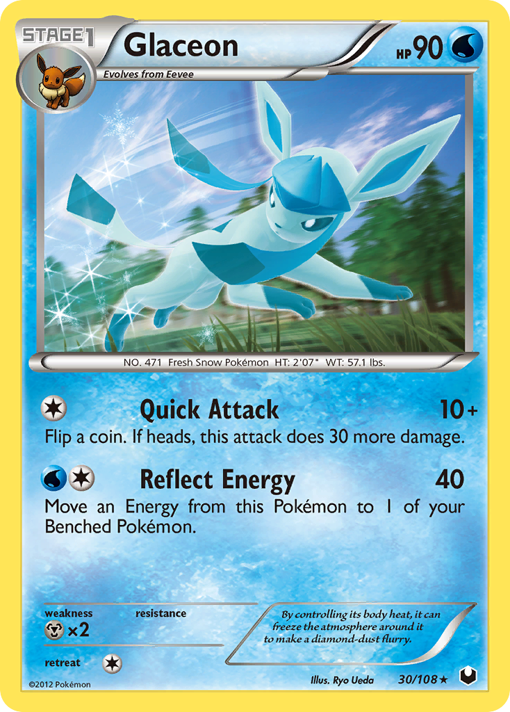 Glaceon (30) [Dark Explorers] Reverse Holofoil - Deck Out Gaming