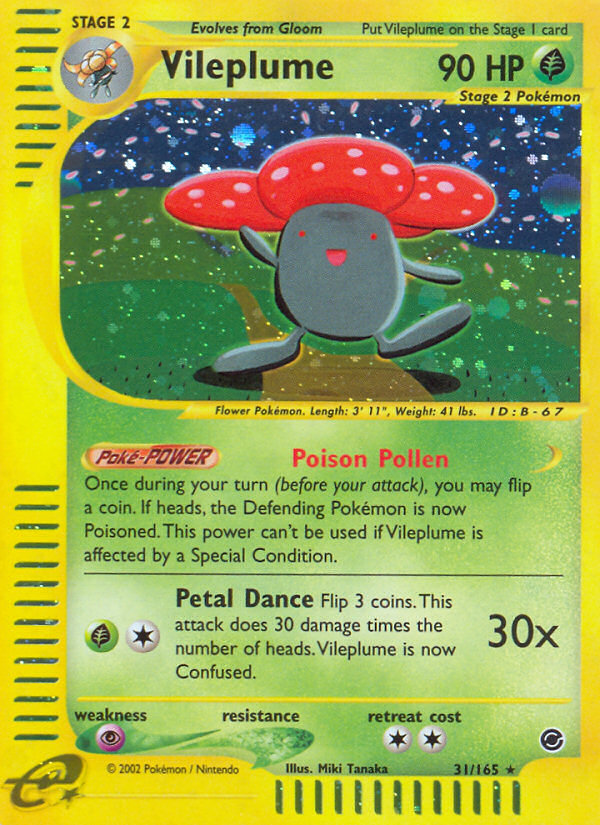 Vileplume (31) (31) [Expedition] Reverse Holofoil - Deck Out Gaming