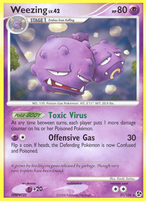 Weezing (31) [Great Encounters] Reverse Holofoil
