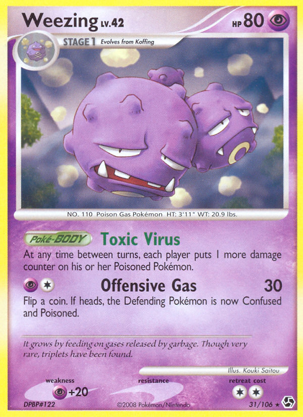 Weezing (31) [Great Encounters] Reverse Holofoil - Deck Out Gaming