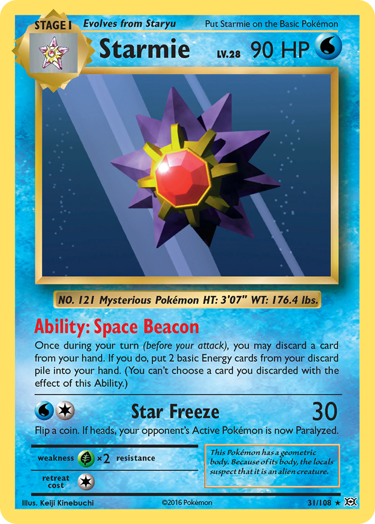 Starmie (31) [XY - Evolutions] Reverse Holofoil - Deck Out Gaming