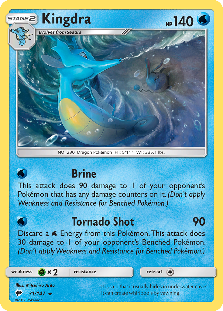 Kingdra (31) [SM - Burning Shadows] - Deck Out Gaming