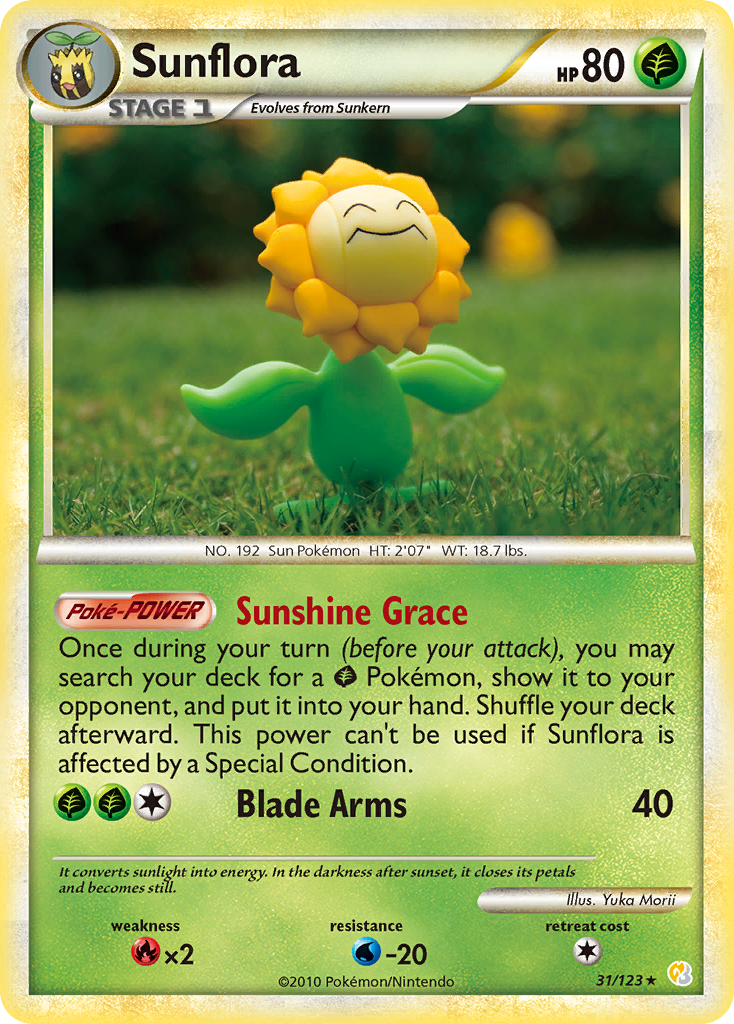 Sunflora (31) [HeartGold SoulSilver] Reverse Holofoil - Deck Out Gaming