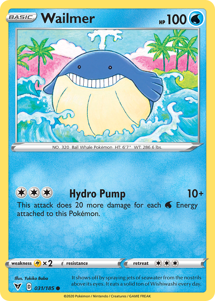 Wailmer [SWSH04: Vivid Voltage] Reverse Holofoil - Deck Out Gaming