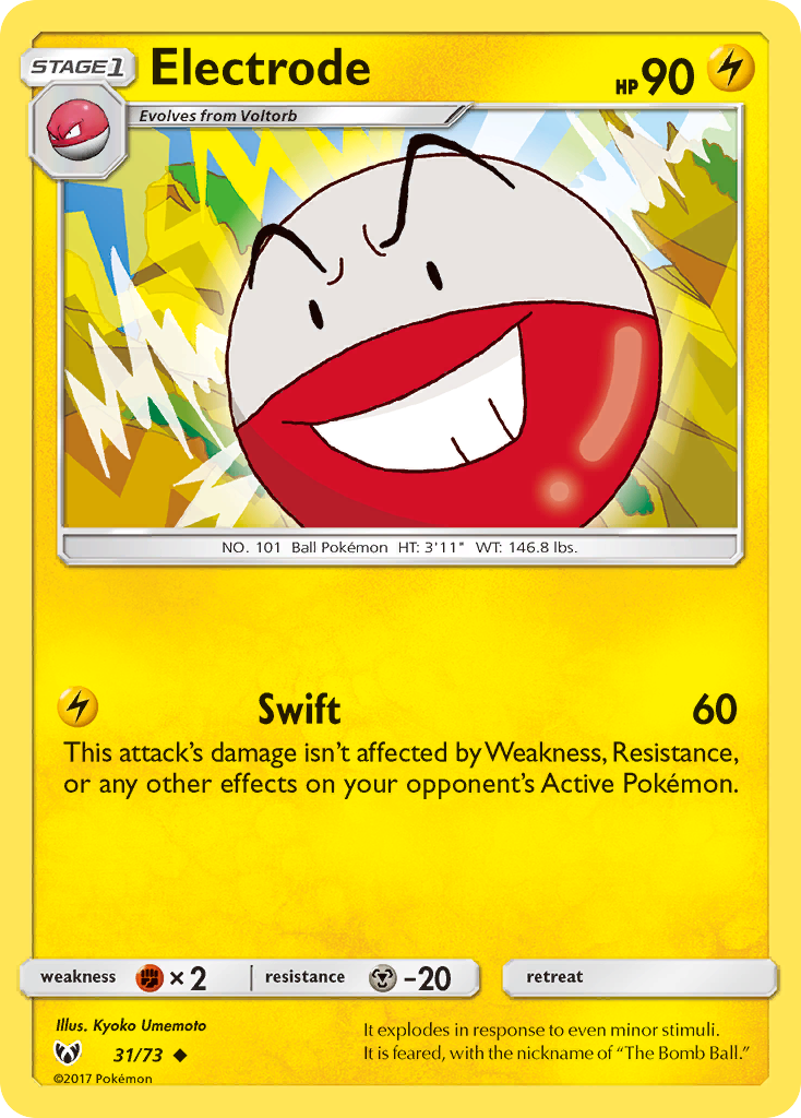 Electrode (31/73) [Sun & Moon: Shining Legends] Reverse Holofoil - Deck Out Gaming