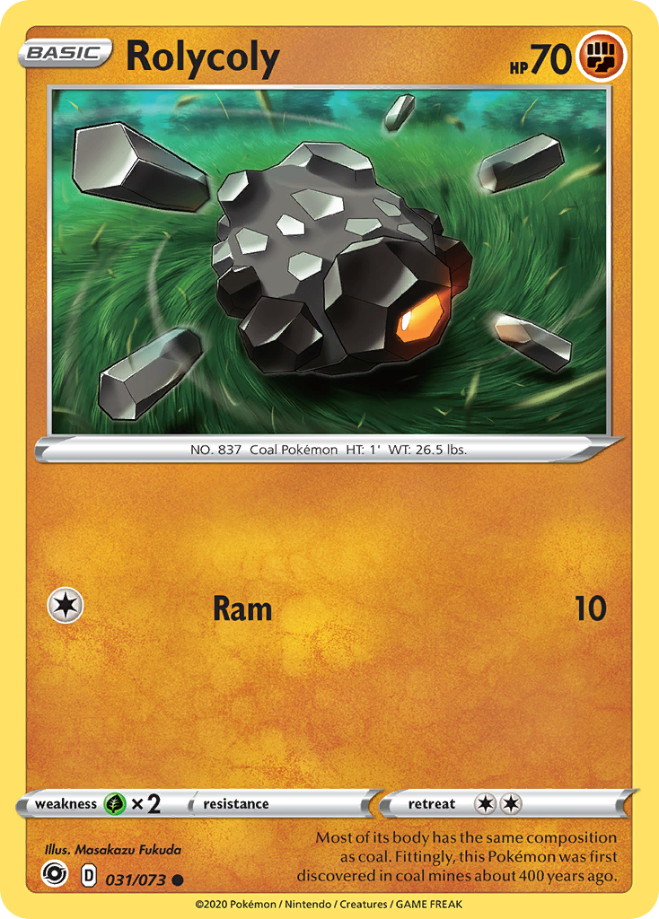 Rolycoly [Champion's Path] Reverse Holofoil - Deck Out Gaming