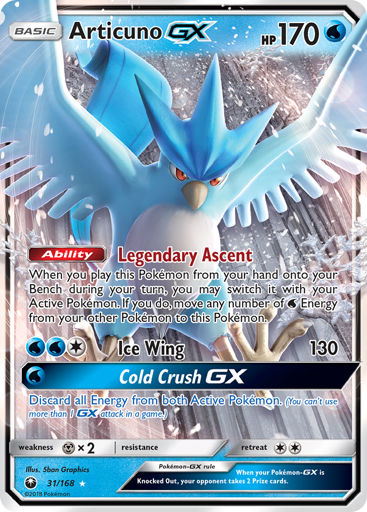 Articuno GX (31) [SM - Celestial Storm] - Deck Out Gaming