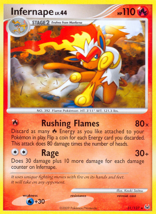 Infernape (31) [Platinum] - Deck Out Gaming