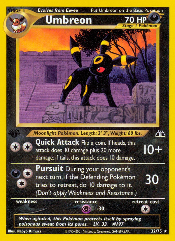 Umbreon (32/75) [Neo Discovery 1st Edition] - Deck Out Gaming