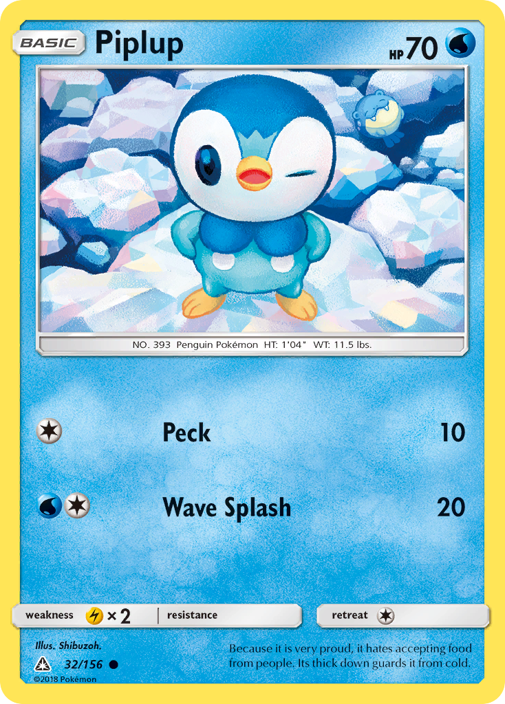 Piplup (32) (32) [SM - Ultra Prism] - Deck Out Gaming