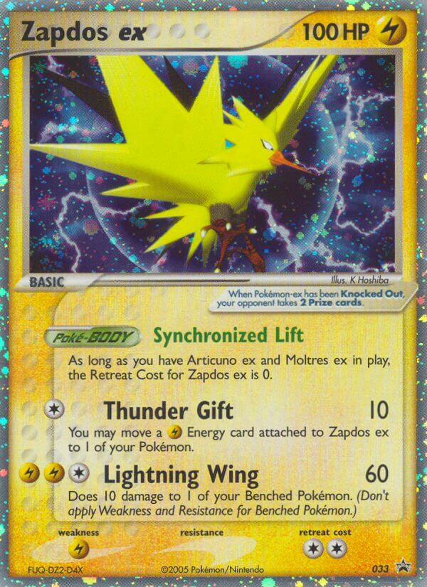 Zapdos ex (33) [Nintendo Promos] - Deck Out Gaming