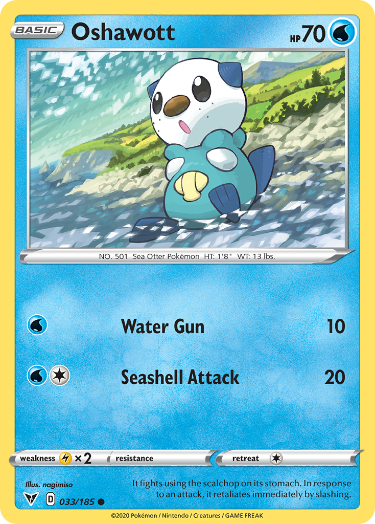 Oshawott [SWSH04: Vivid Voltage] Reverse Holofoil - Deck Out Gaming