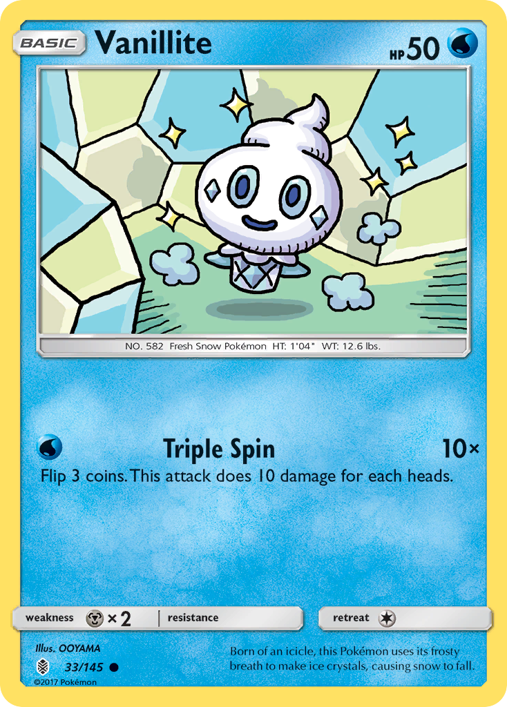 Vanillite (33) [SM - Guardians Rising] Reverse Holofoil - Deck Out Gaming