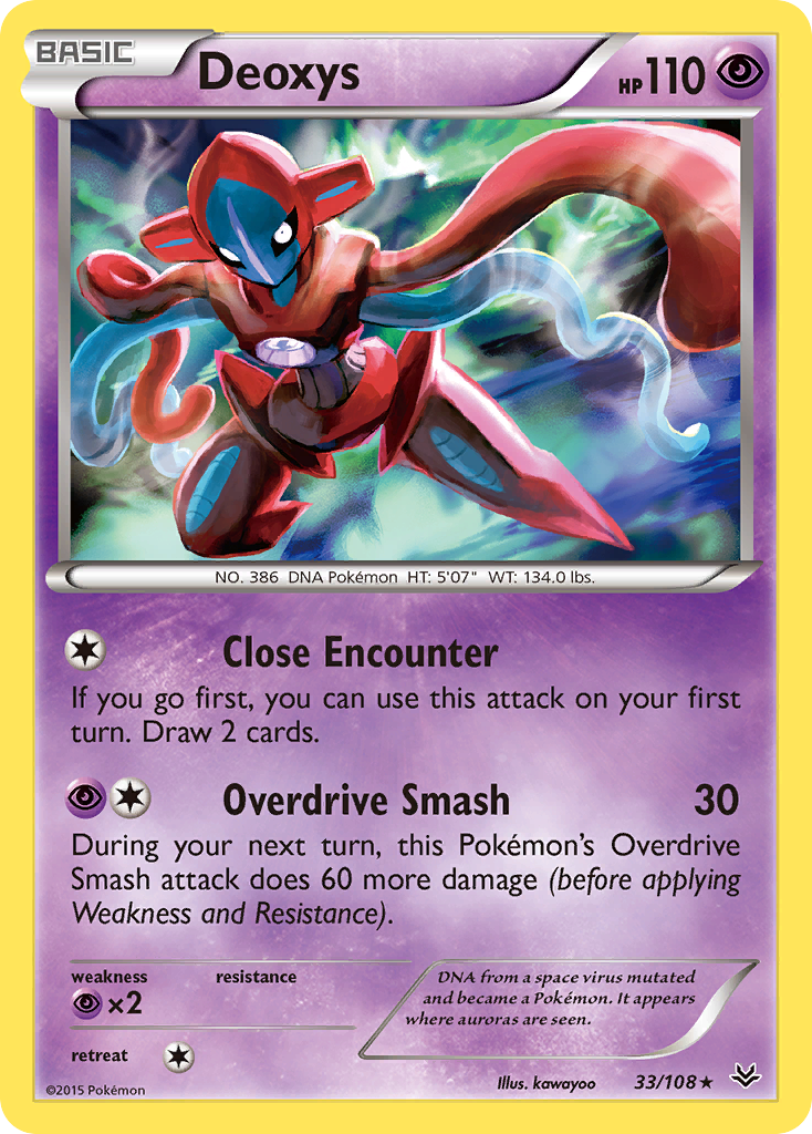 Deoxys (33) [XY - Roaring Skies] - Deck Out Gaming