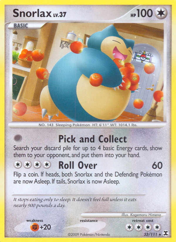 Snorlax (33) (33) [Rising Rivals] Reverse Holofoil - Deck Out Gaming