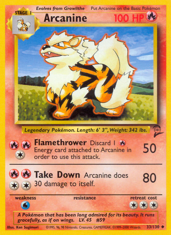 Arcanine (33) [Base Set 2] - Deck Out Gaming