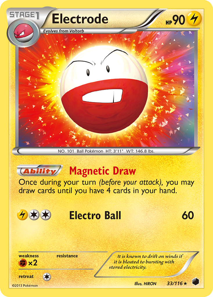 Electrode (33) [Plasma Freeze] Reverse Holofoil - Deck Out Gaming