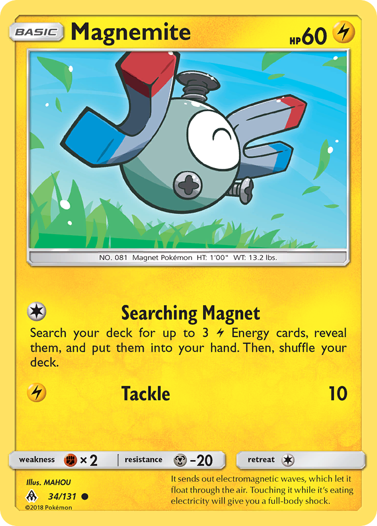 Magnemite (34) [SM - Forbidden Light] - Deck Out Gaming