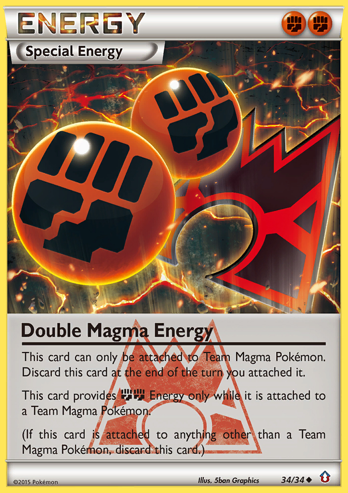 Double Magma Energy (34) [Double Crisis] Reverse Holofoil - Deck Out Gaming