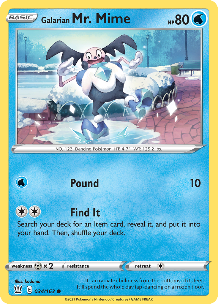 Galarian Mr. Mime [SWSH05: Battle Styles] Reverse Holofoil - Deck Out Gaming