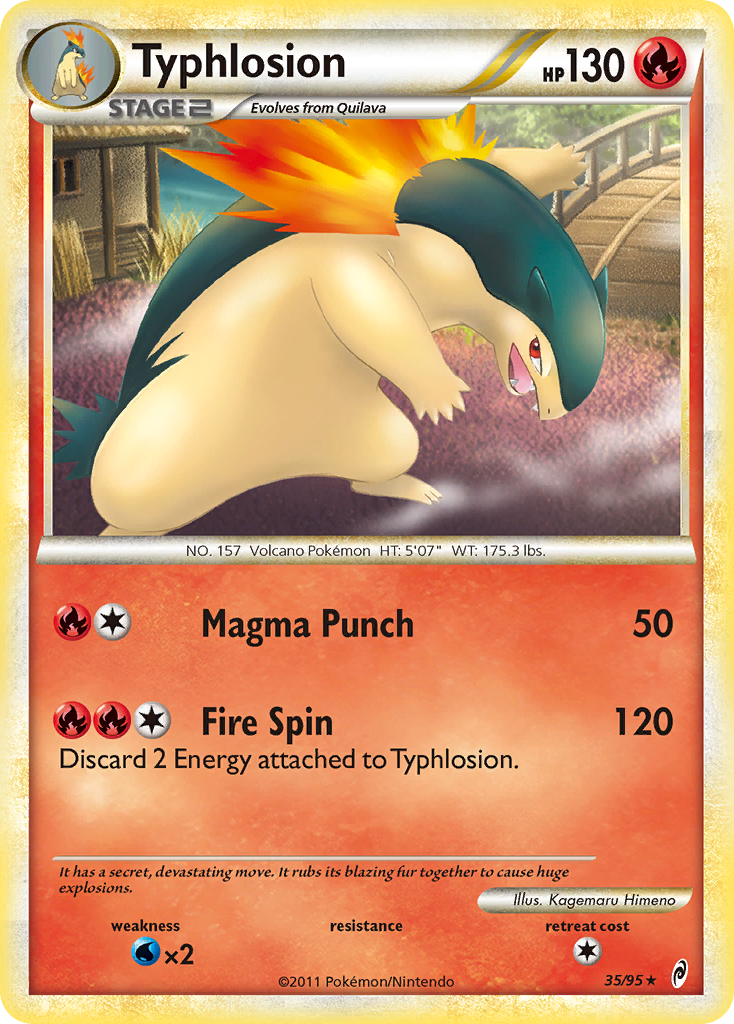 Typhlosion (35) [Call of Legends] Reverse Holofoil