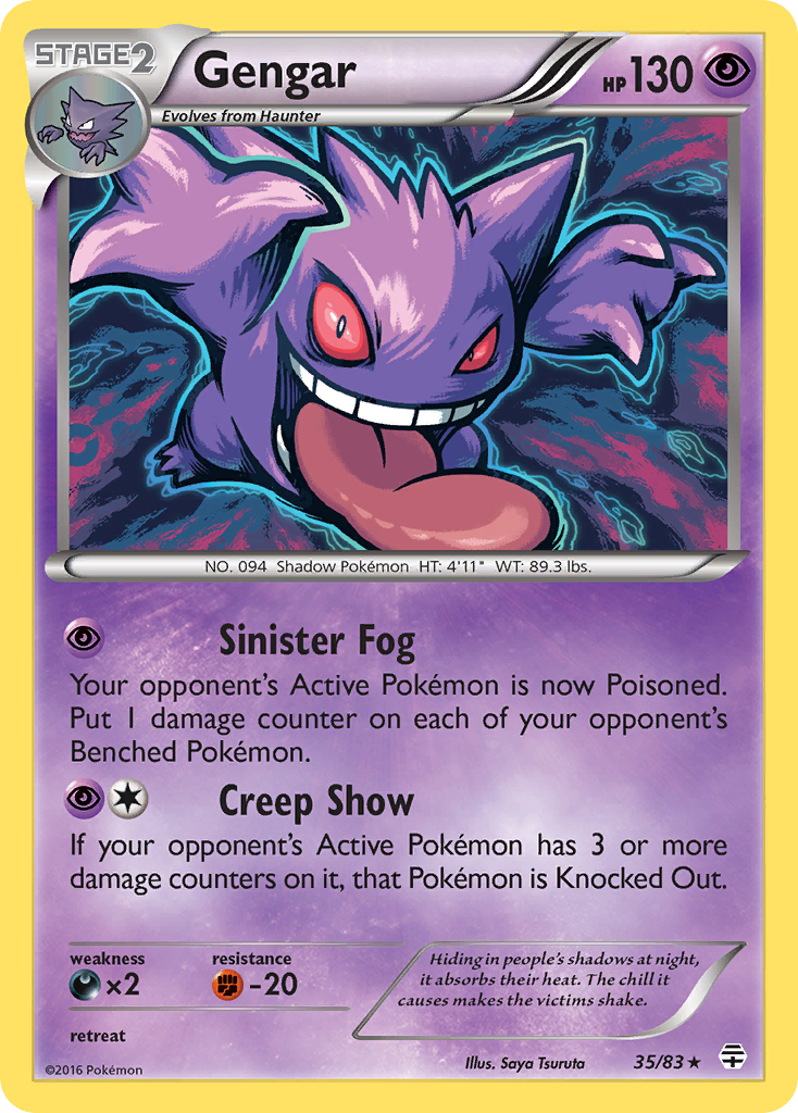 Gengar (35) [Generations] - Deck Out Gaming