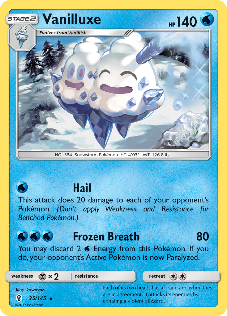 Vanilluxe (35) [SM - Guardians Rising] Reverse Holofoil - Deck Out Gaming