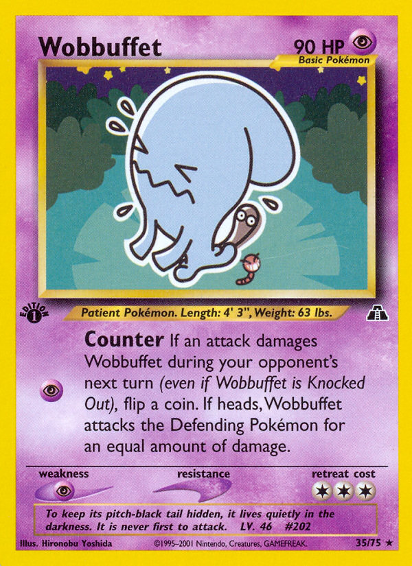 Wobbuffet (35/75) [Neo Discovery 1st Edition] - Deck Out Gaming