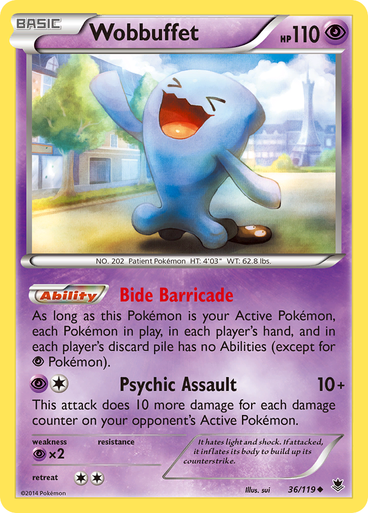 Wobbuffet (36) [XY - Phantom Forces] - Deck Out Gaming