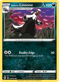 Galarian Linoone [Champion's Path] Reverse Holofoil - Deck Out Gaming
