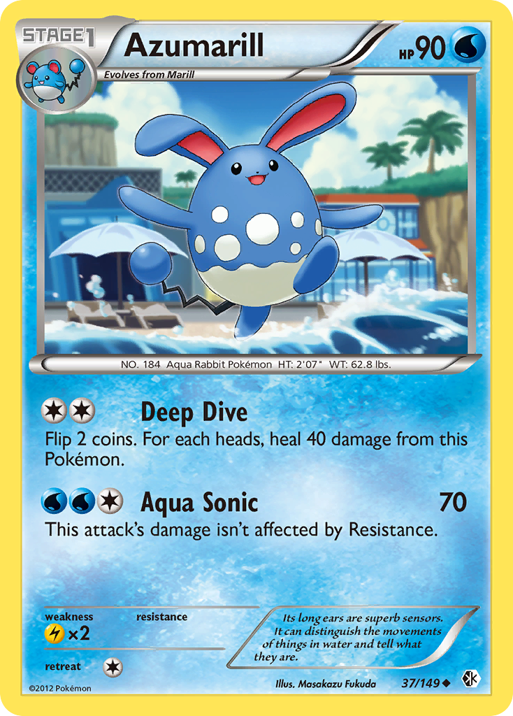 Azumarill (37) [Boundaries Crossed] - Deck Out Gaming