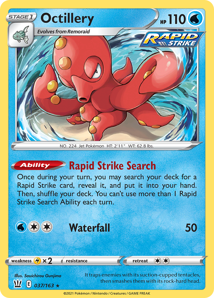 Octillery [SWSH05: Battle Styles] Reverse Holofoil - Deck Out Gaming