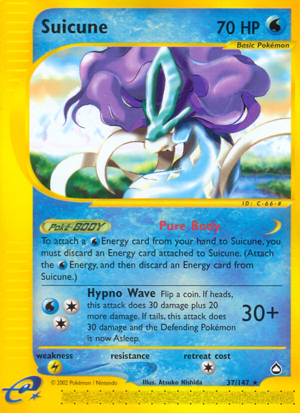 Suicune (37) [Aquapolis] Reverse Holofoil - Deck Out Gaming