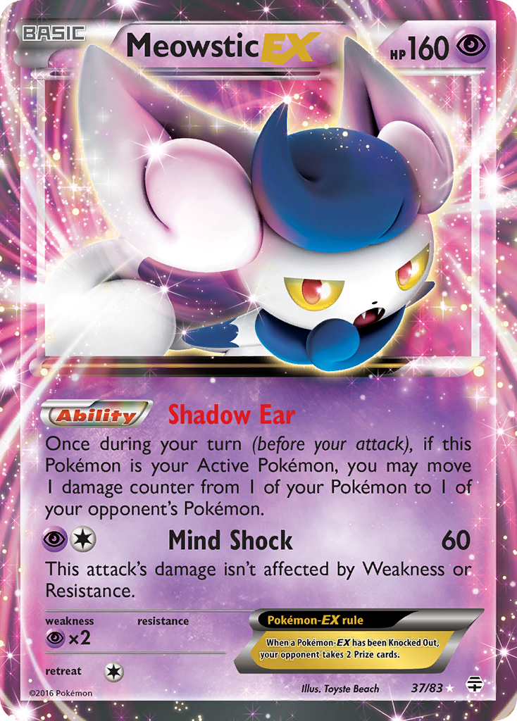 Meowstic EX (37) [Generations]