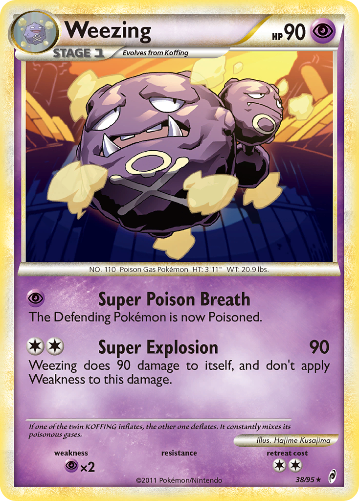 Weezing (38) [Call of Legends] Reverse Holofoil - Deck Out Gaming