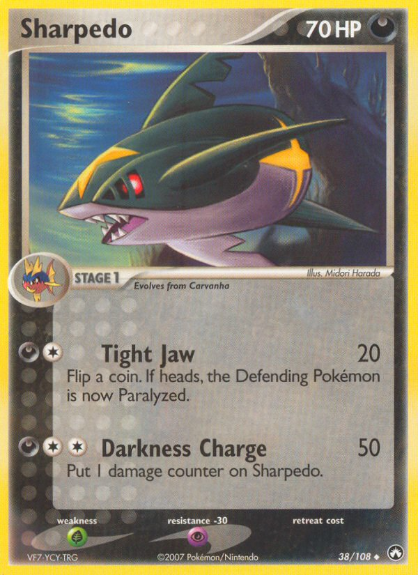 Sharpedo (38) [Power Keepers] Reverse Holofoil - Deck Out Gaming