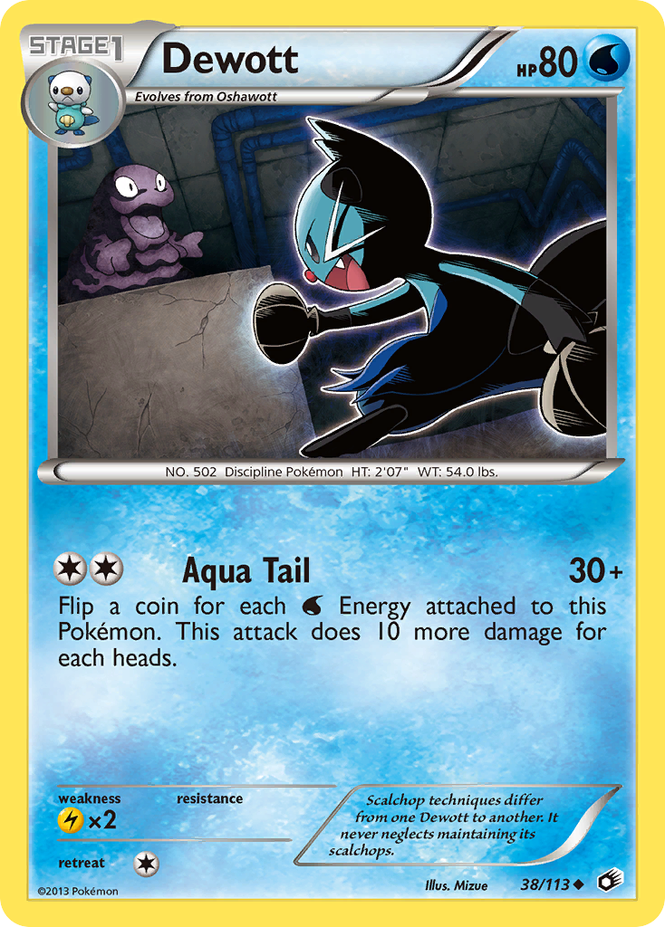 Dewott (38) [Legendary Treasures] Reverse Holofoil - Deck Out Gaming