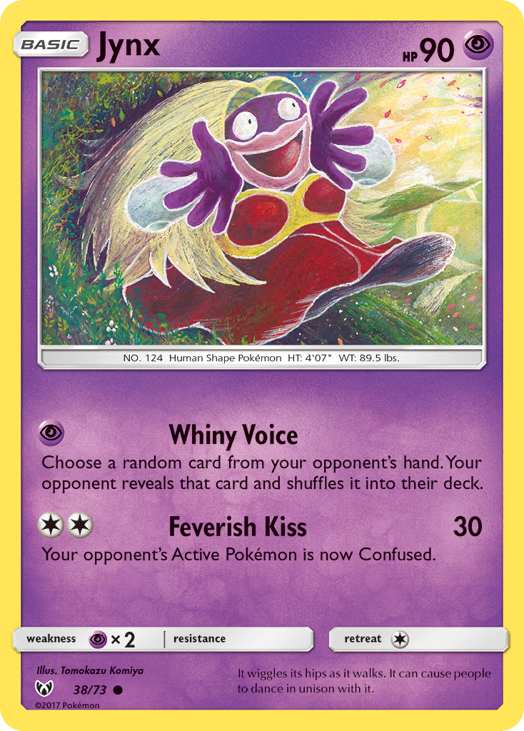 Jynx (38/73) [Sun & Moon: Shining Legends] Reverse Holofoil - Deck Out Gaming