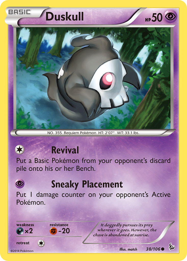 Duskull (38) [XY - Flashfire] Reverse Holofoil - Deck Out Gaming