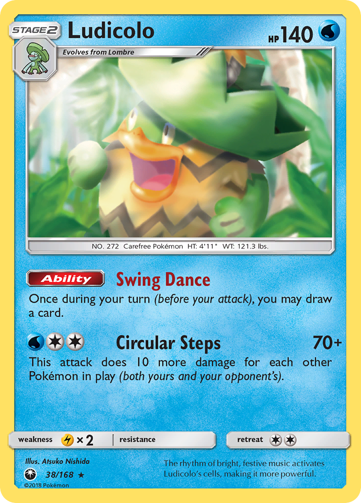 Ludicolo (38) [SM - Celestial Storm] Reverse Holofoil - Deck Out Gaming