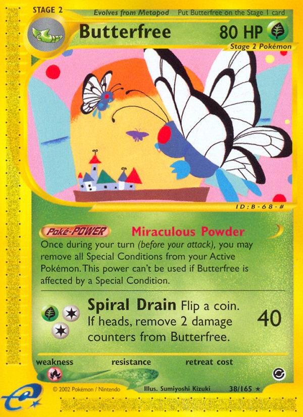 Butterfree (38) (38) [Expedition] Reverse Holofoil