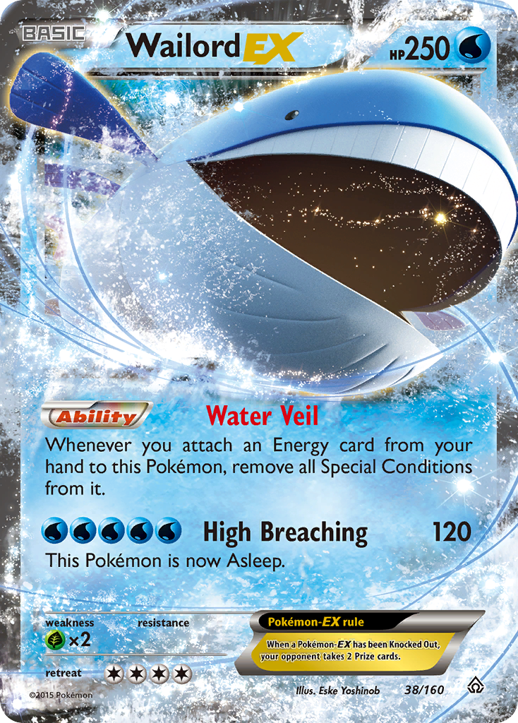 Wailord EX (38) [XY - Primal Clash] - Deck Out Gaming