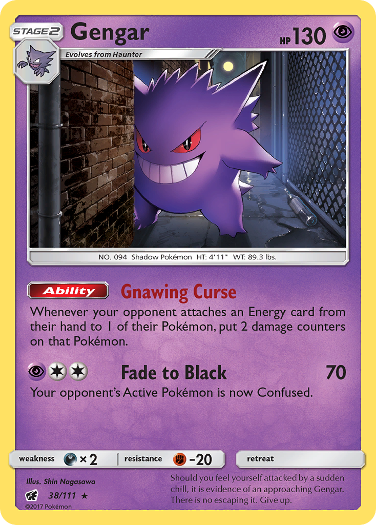 Gengar (38) [SM - Crimson Invasion] - Deck Out Gaming