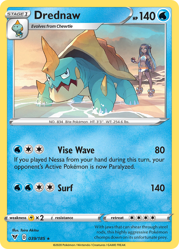 Drednaw [SWSH04: Vivid Voltage] Reverse Holofoil - Deck Out Gaming